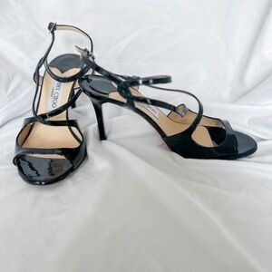 Black patent Jimmy Choo shoes